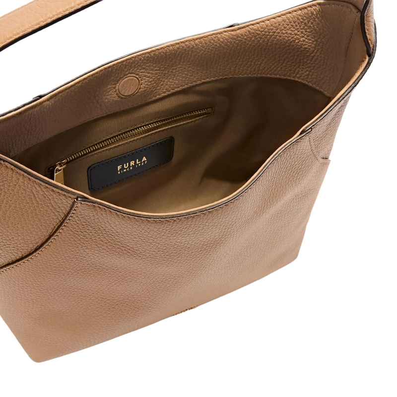 Furla Hobo Bag Furla Lara S Hobo Deserto(Image 3)