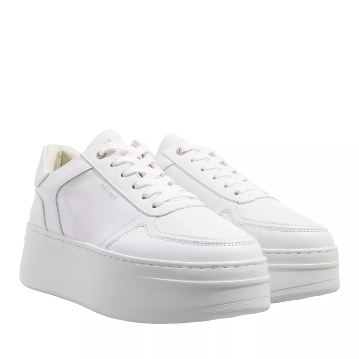 Nubikk Bayou Platform White Leather Platform Sneaker