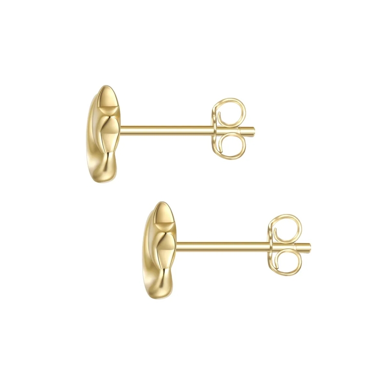 Glanzstücke München Ohrstecker Sterling Silber Ohrstecker Mond/Stern gold(Image 2)