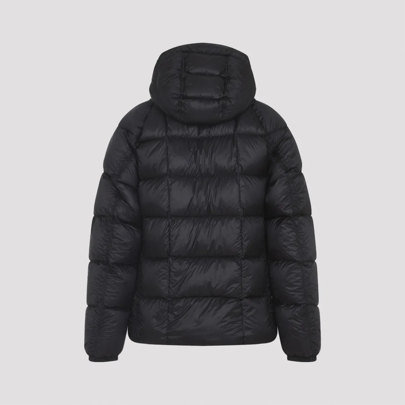 CP Company Daunenjacke Quilted Insulated Down Jacket With Hood Schwarz(Image 3)