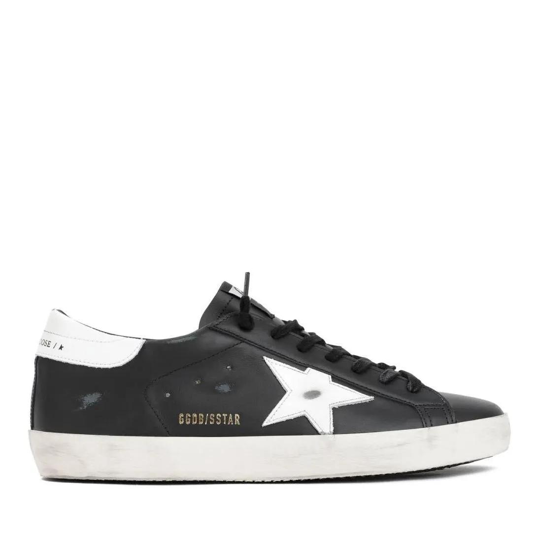 Black golden goose shoes on sale