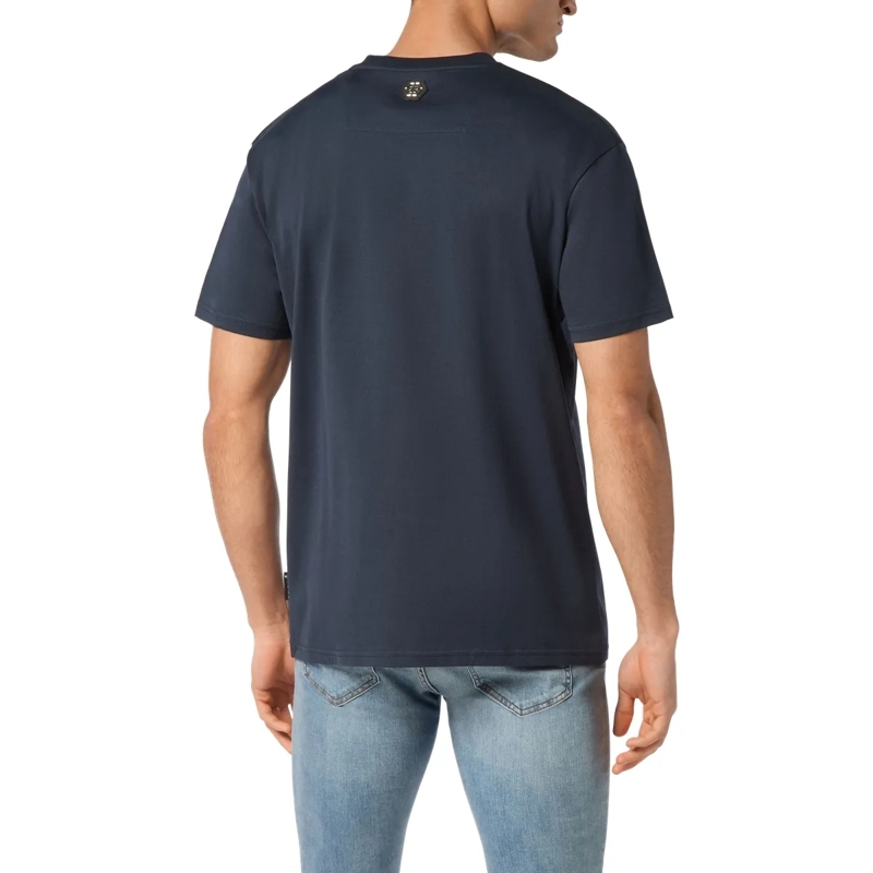 Philipp Plein T-Shirt T-Shirt Rundhalsausschnitt Tattoo dunkel-blau(Image 2)