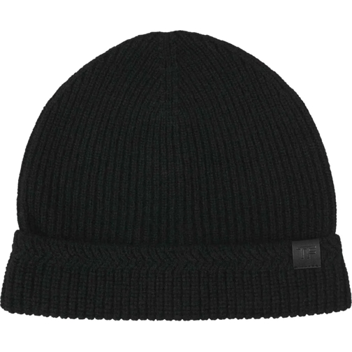 Tom Ford  Logo Wool Hat schwarz