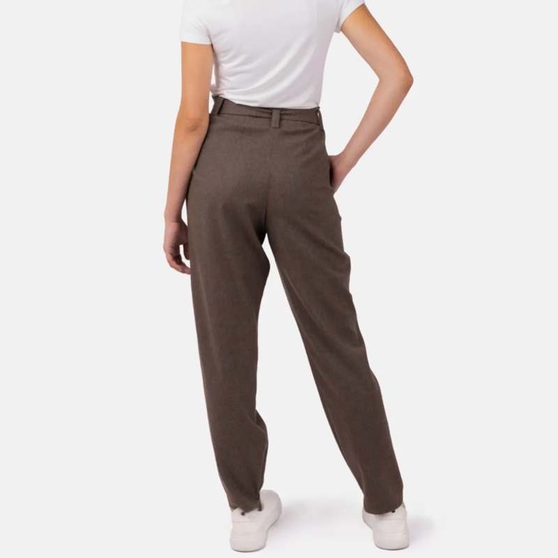 Helene Galwas Hose Bundfaltenhose CAROLIN braun(Image 3)