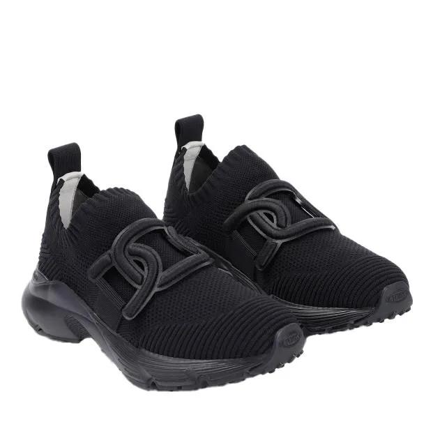 Tod%27s Low-Top Sneaker - Kate Knitted Sneakers - Gr. 39,5 (EU) - in Schwarz - für Damen