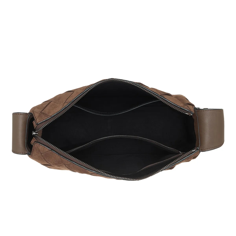 Liebeskind Berlin Crossbody Bag Sky Ii Woven Promo Suede + Tokyo Sheep Roasted Coconut(Image 5)