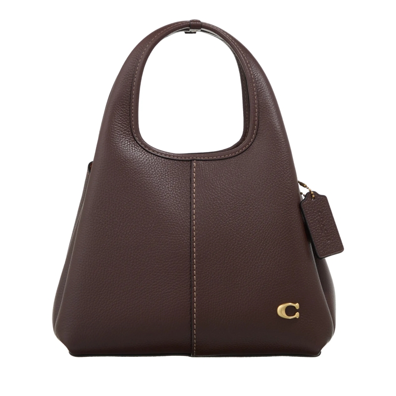 Coach Hobo Bag Polished Pebble Leather Lana Shoulder Bag 23 Maple