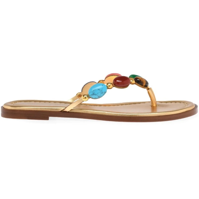 Gianvito Rossi Sandalen Sandals Leather Brown braun