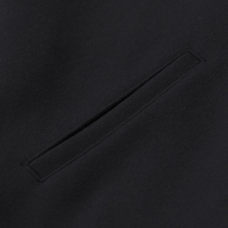Courrèges Wintermantel Mantel aus Wolle & Seide schwarz(Image 6)