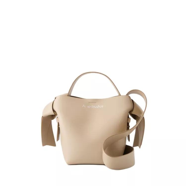 Acne Studios Shopper - Musubi Mini R Crossbody - Leather - Beige - Gr. unisize - in Beige - für Damen