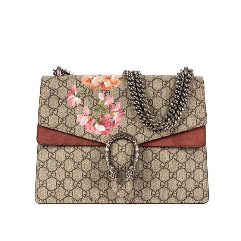 Gucci Crossbody Bag Blooms Dionysus Medium beige