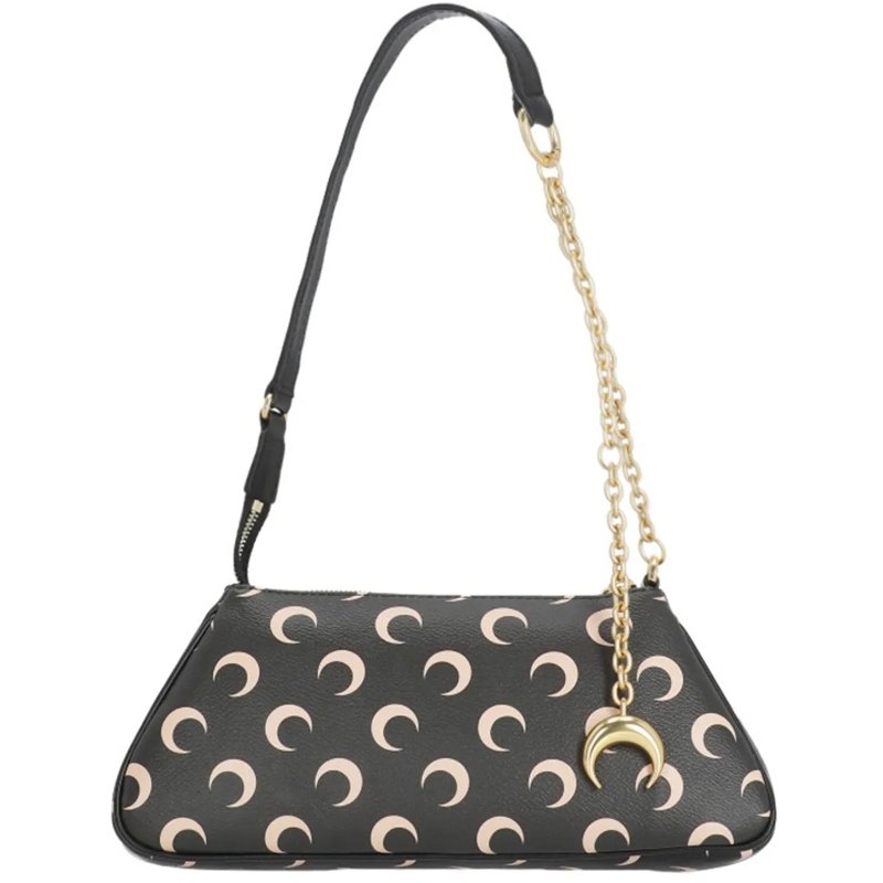 Marine Serre Sac à bandoulière Bags Black schwarz