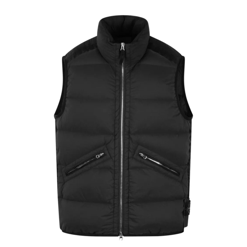 Stone Island Seamless Tunnel Nylon Down Gilet Black Vestes en duvet