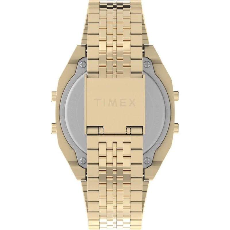 Timex Automatikuhr Digitaluhr Timex T80 Steel gold (Image 3)