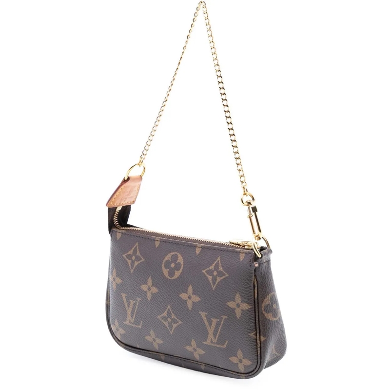 Louis Vuitton Tote Monogram Mini Pochette Accessoires braun