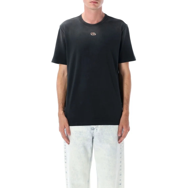 Diesel T-Shirt Regular Fit Black T-Shirt Black