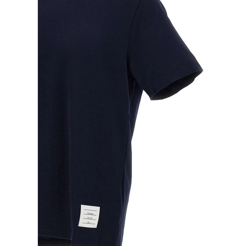 Thom Browne T-Shirt T-shirts And Polos Blue blau(Image 4)