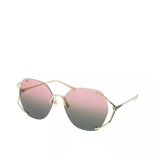 Gucci GG0651S-001 59 Sunglass WOMAN METAL Gold Sonnenbrille