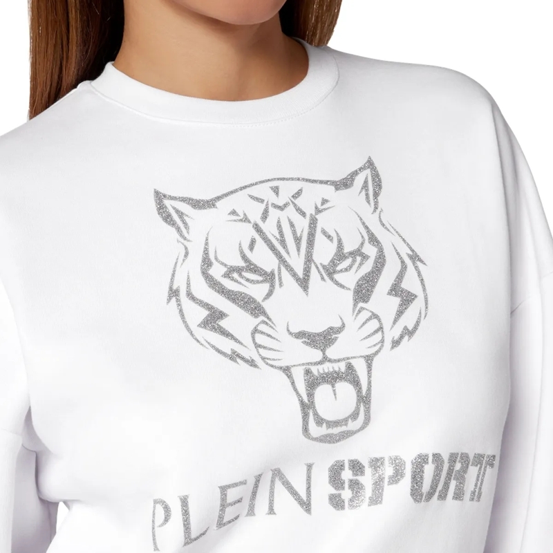 Plein Sport Top Sweatshirt Tiger weiss(Image 5)