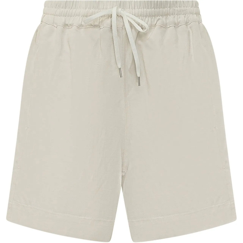 Studio Nicholson Shorts Shorts con Vita Elasticizzata e Coulisse weiß