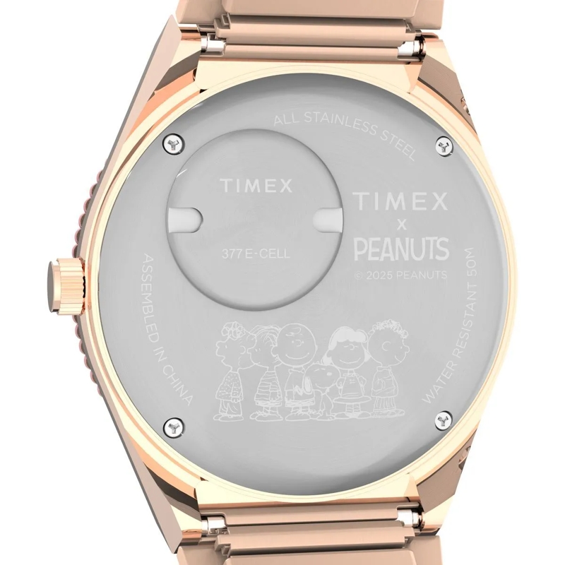 Timex Quarzuhr Quarz-Analoguhr Q Timex X Peanuts - In Bloom rosa(Image 4)