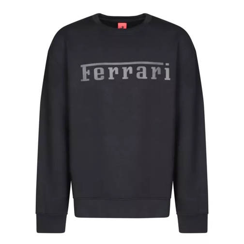 Ferrari Front Logo Sweater Black 