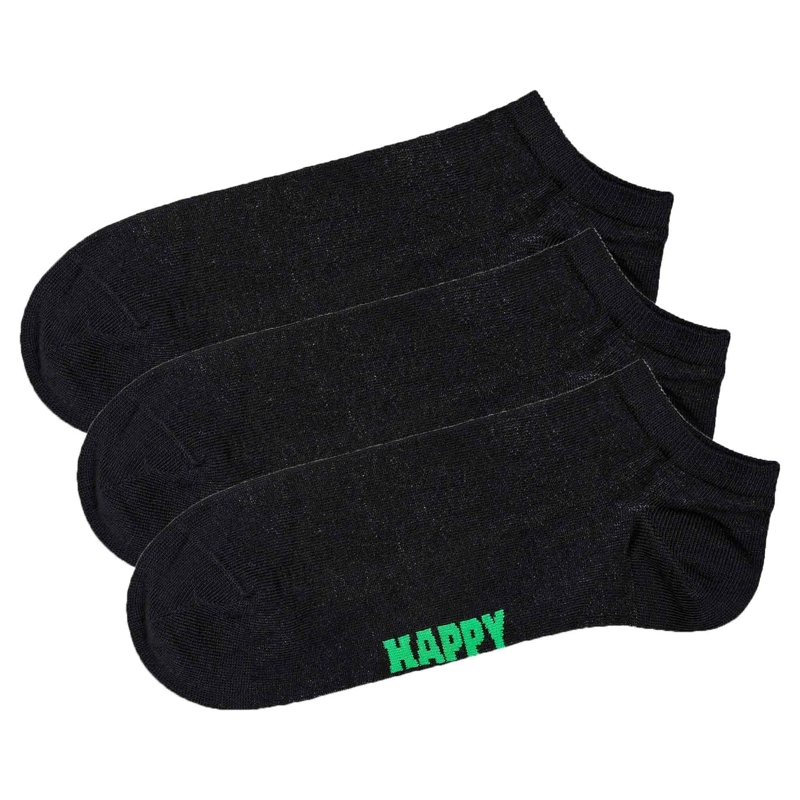 Happy Socks  3er Pack schwarz