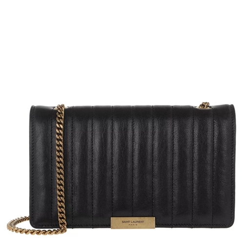 Saint Laurent 90s Chain Bag Quilted Leather Black Crossbody Bag
