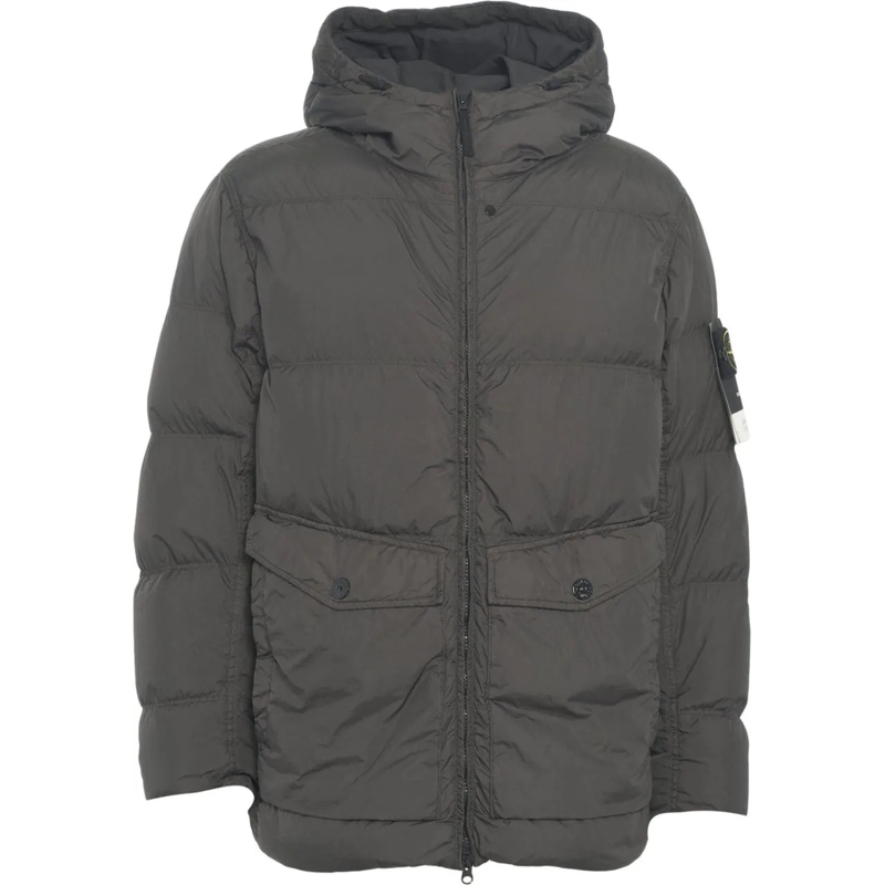 Stone Island Minikleid Hooded down jacket mehrfarbig
