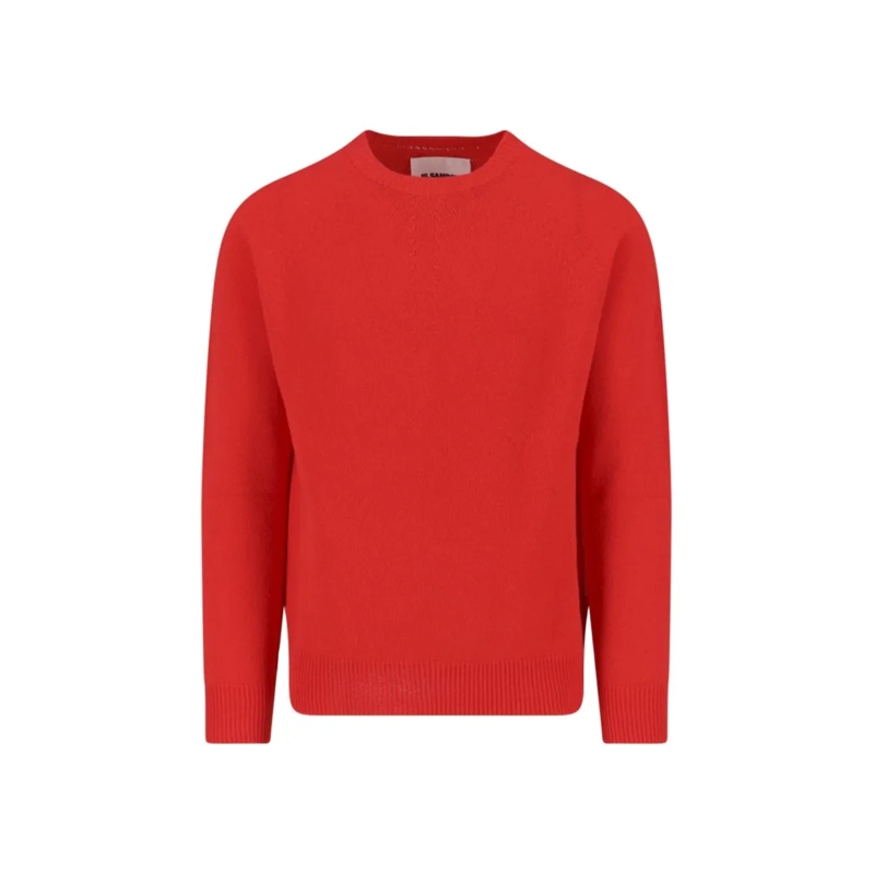 Jil Sander Trui Wool & Cashmere Sweater – Red Red