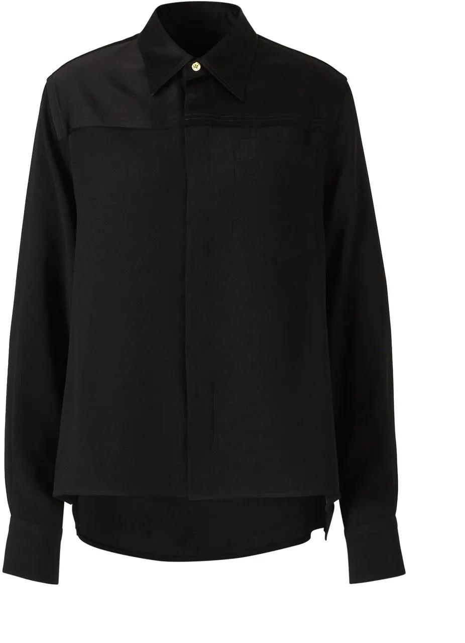 Thumbnail - AMI Paris - Ami de Coeur Plain Shirt - Größe 36 - schwarz