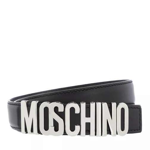 Moschino Belt Nero Leather Belt