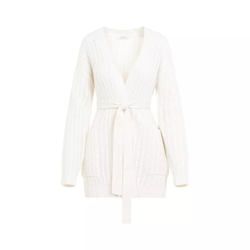 Max Mara White Wool And Cashmere Balzac Sweater White 