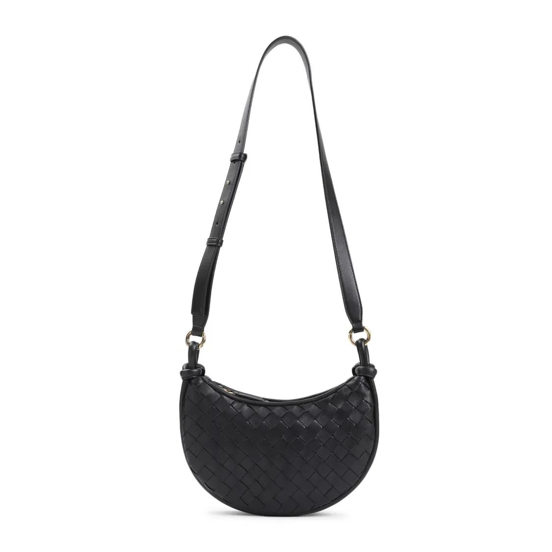 Bottega Veneta Shopper - Black Calf Leather Gemelli Multipocket Bag - Gr. unisize - in Schwarz - für Damen