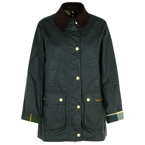 Barbour Veste de transition Beadnell' Green Waxed Cotton Jacket Green