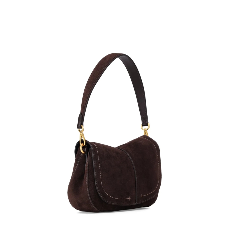 Gianni Chiarini Sac à bandoulière Tasche Helena aus Veloursleder braun(Image 3)