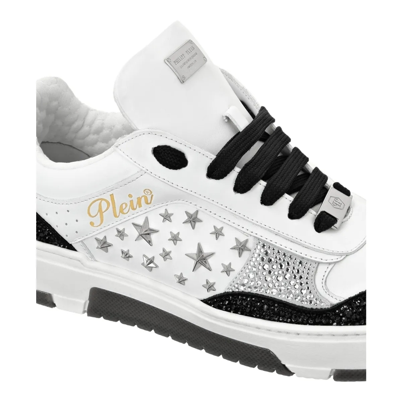 Philipp Plein Low-Top-Sneaker Lo-Top Turnschuhe Mit Nietenverzierungen schwarz(Image 3)