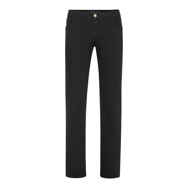 BILLIONAIRE Jeans mit geradem Bein Jeans Crest schwarz