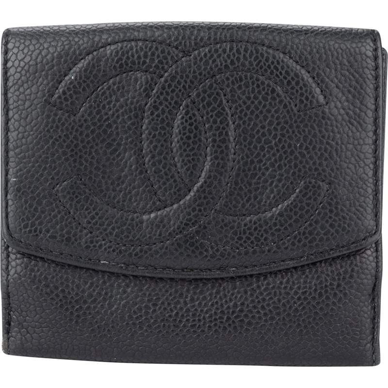 Chanel Geldbörse Chanel Caviar Leather CC Wallet mehrfarbig