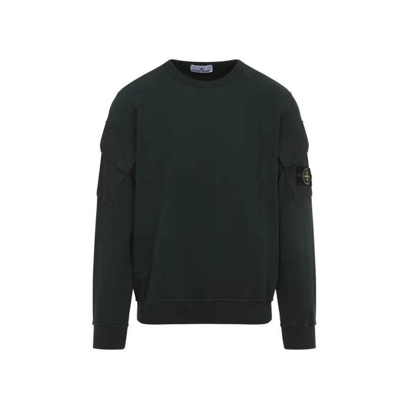 Stone Island  Sweaters Verde Scuro grün