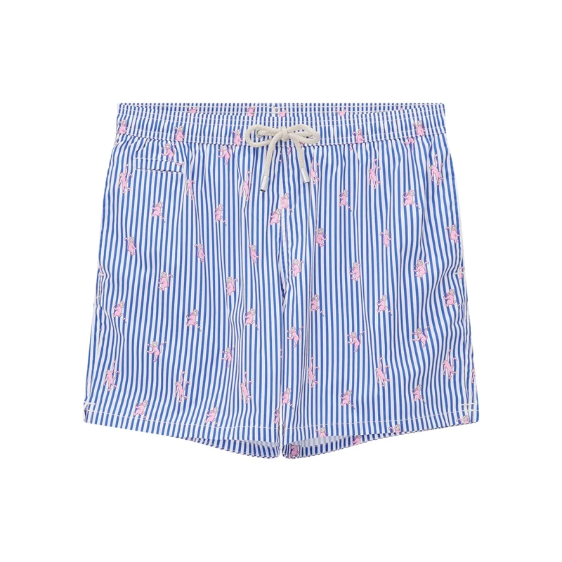 Mc2 Saint Barth  Badeshorts mit Print blau