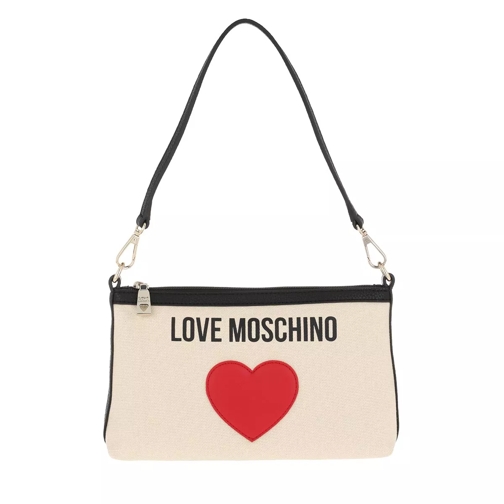 Love Moschino Canvas Crossbody Bag Nero Crossbody Bag