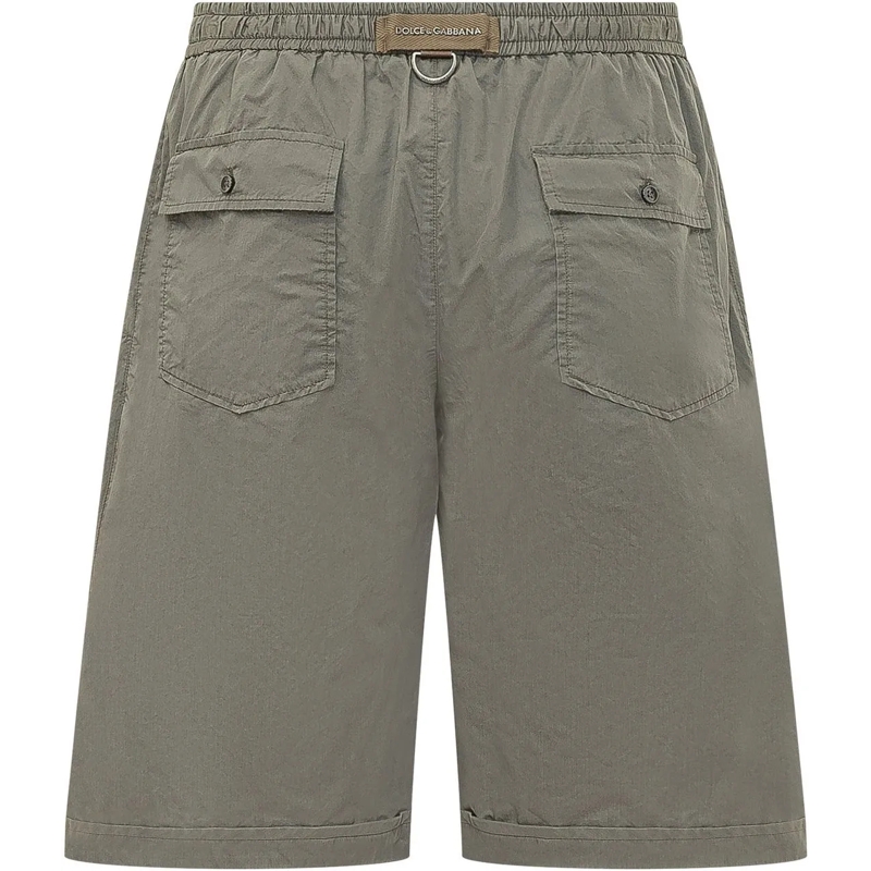Dolce&Gabbana Shorts Bermuda con Vita Elastica e Coulisse grün(Image 2)