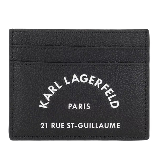 Karl Lagerfeld Rue St Guillaume Classic Card Holder Black Kartenhalter
