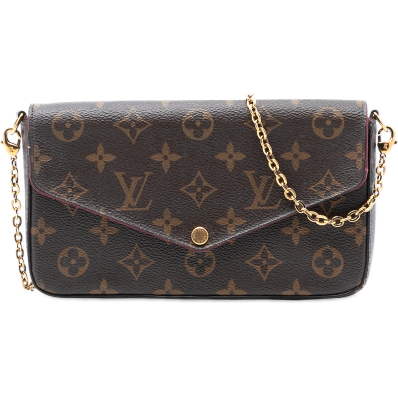 Louis Vuitton Schultertasche Monogram Pochette Felicie braun