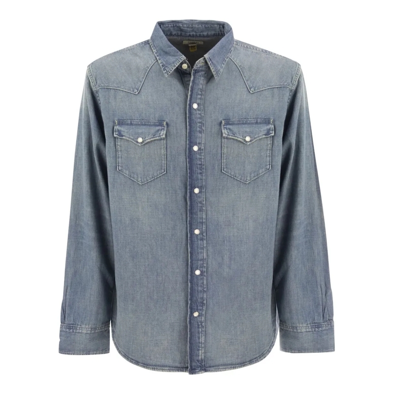 Polo Ralph Lauren Hemd Cotton Western Shirt Blue