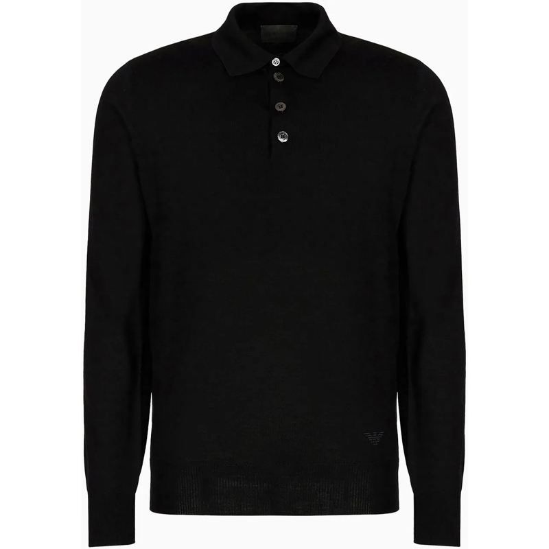 Emporio Armani Polo T-Shirts And Polos Black schwarz
