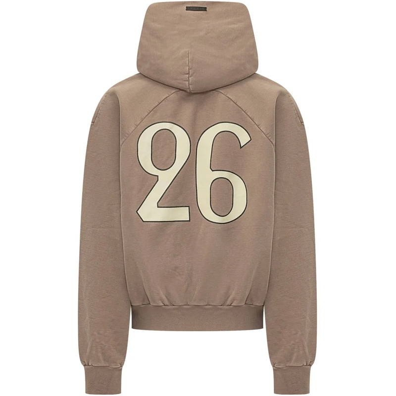 FEAR OF GOD  Felpa con Cappuccio 26 taupe(Image 2)