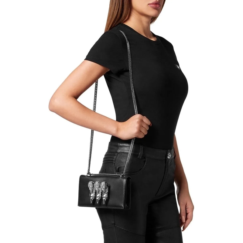 Philipp Plein Clutch Schultertasche Claw Clutch schwarz(Image 3)