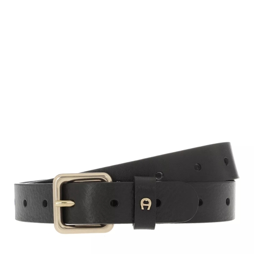 AIGNER Fashion Belt Black Leather Belt